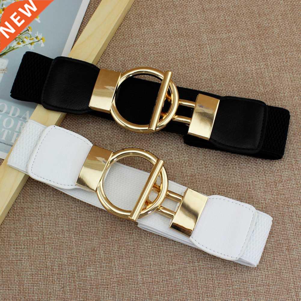 Fashion Dress Belts for Women Simple Waist Elastic Ladies Ba