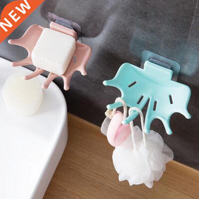 Soap Dishes Tray Holder Storage Soap Rack Plate Box Containe