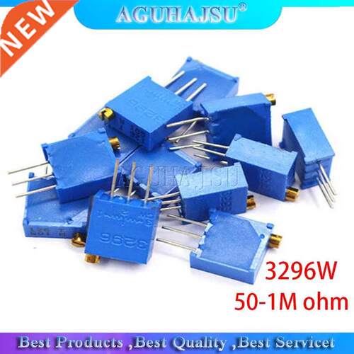 50pcs 3296W 3296 50 100 200 500 ohm 1K 2K 5K 10K 20K 50K 100