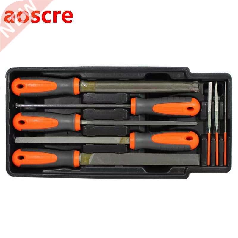 8pcs Diamond Alloy Steel Round Multi-function Rasp Combinati