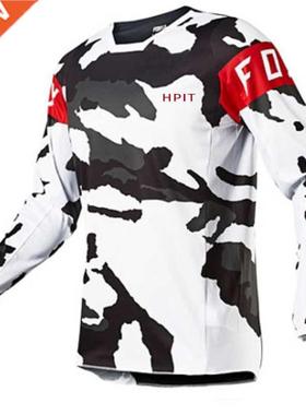 2022 Men's Downhill Mountain Bike MTB Shirts Offroad