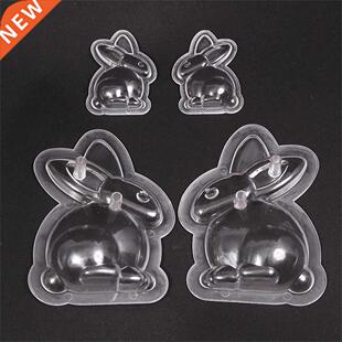 2 Sets 3D Easter Bunny Chocolate Mold Polycarbonate Rit