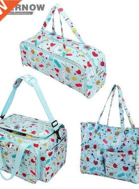 Crochet Bag For Yarn Knitting Needle Bag New Arrival Print