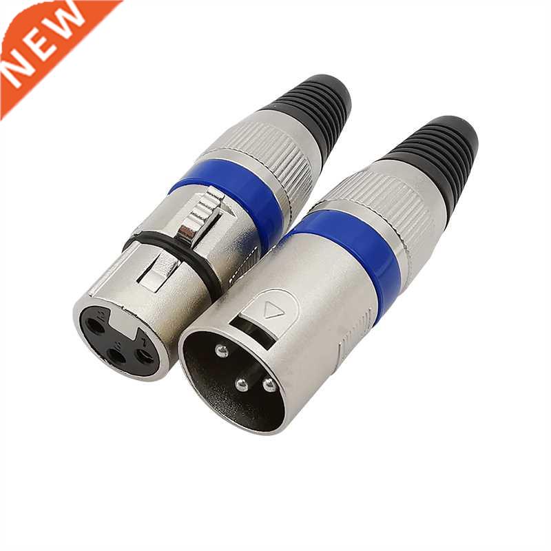 1Pair 3Pin XLR Microphone Audio Connector Soldering Type XLR
