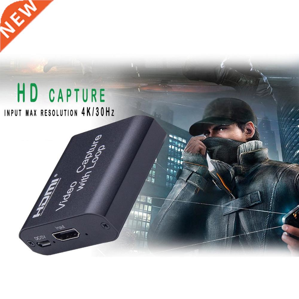 4K HD HDMI Capture Card With Loop Out Compatible With All Op