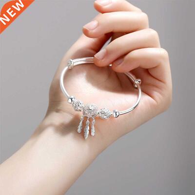 Dream Catcher Feather Tassel Charm Bracelet For Women Fashio