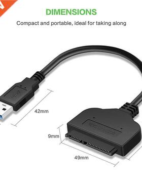 SATA USB3.0 Adapter Cable Converter 22pin For 2.5 inch HDD S