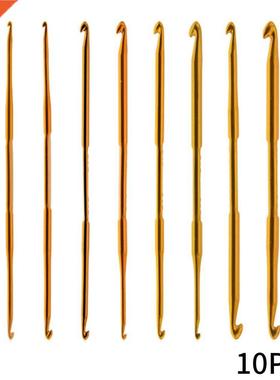 10pcs Kniting Tools Handmade Home Crochet Hook Double Head