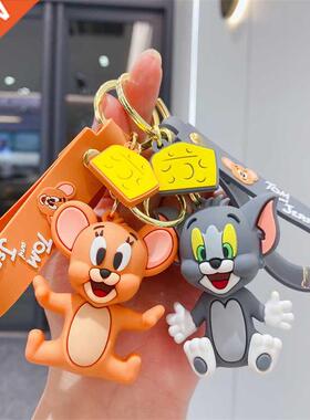 Tom and Jerry Anme Cartoon toys Doll Car Cute Key Chan Bag