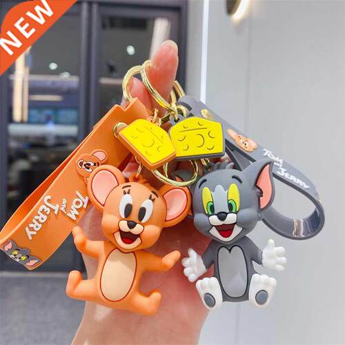 Tom and Jerry Anme Cartoon toys Doll Car Cute Key Chan Bag