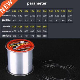 500M Super Strong Nylon Fishing Line Japan Monofilament Tran