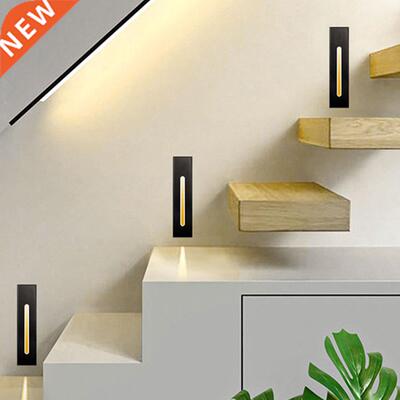 AC85-265V Outdoor Corner Wall Lights 3W Recessed LED Step St
