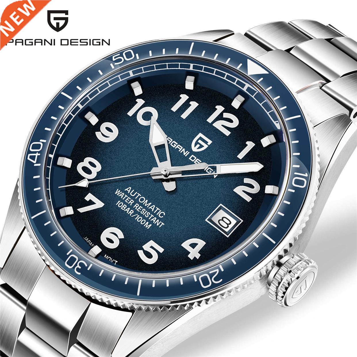 PAGANI DESIGN Men's Watches Brand Luxury Wristwatch Automat