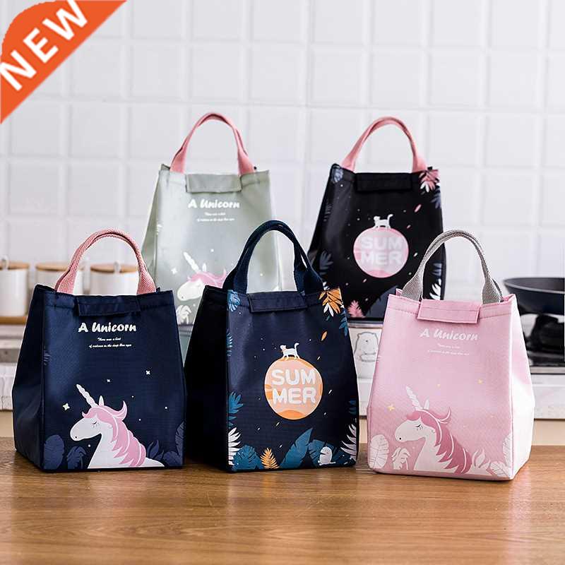 Cartoon Cooler Lunch Bag For Picnic Kids Women Travel