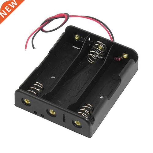 Series 3.7V Flat Tip Holder Case for 3 x 18650 Batteries