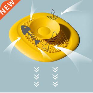 Sink Silicone Drain Strainer Hair Catcher Rubber Shower Bath