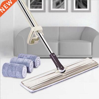Mops Floor Pads Cleaning Dust Flat Mop Hands-Free Washable M