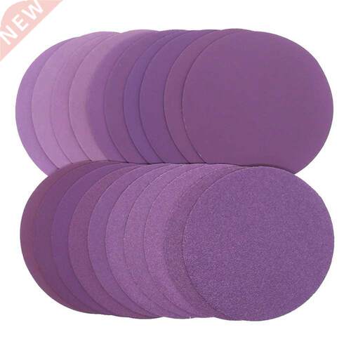 20PCS 128mm/5 Inch Assorted Sandpaper Hook And Loop Sanding