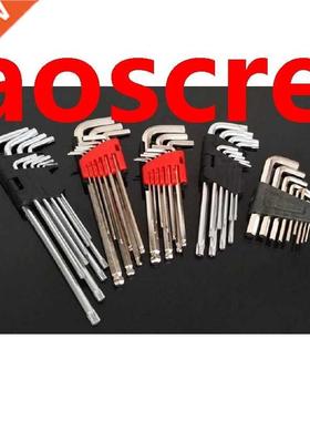 9pcs Inches Hex Allen Key Set L-Shape Ball End Spanner Pozid