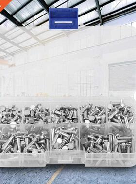 400pcs Solid Aluminum Rivet Flat Head Aluminum Rivets Flat