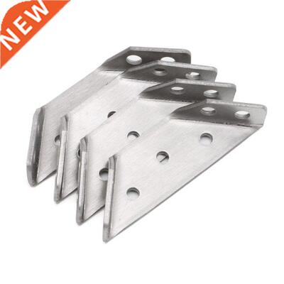 4PCS Stainless Steel Angle Corner Brackets Fasteners Protect