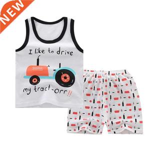Boys Sets Children Set Summer Boy Shorts Clothes Cartoon Dra