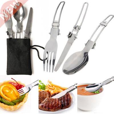Portable Outdoor Camping Survival Set Picnic Tableware Stain