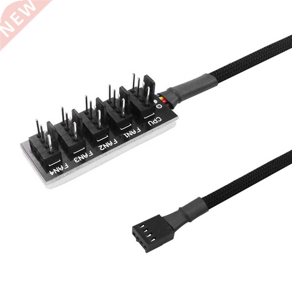 40cm 1 to 5 4-pins Molex TX4 PWM Fan CPU HUB Splitter Comput