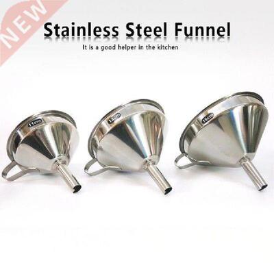 1Pc Stainless Steel Cone Funnel Pour Oil Wine Liquid Hopper
