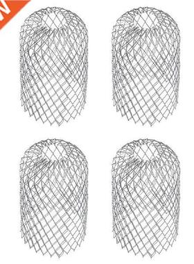 4Pcs/Set Metal Mesh Gutter Leaf Debris Mud Trap Guards