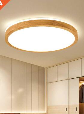 LED Ceiling Light Wood Round Square for Living Room Bedroom
