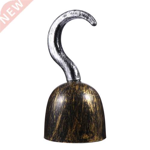 3pcs Pirate Hooks Cosplay Hooks Plastic Toy Simulate Bronze