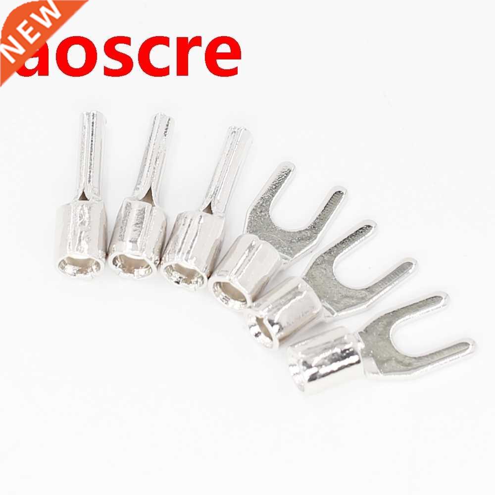 3Set 99.998% Pure Copper Rhodium plated High-end Power Conn