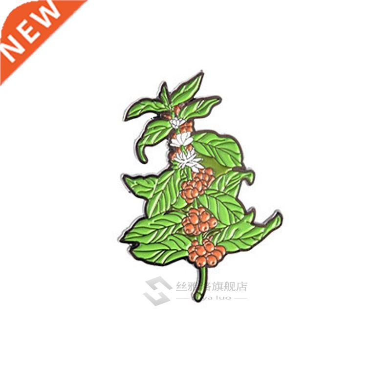 Espresso Coffee Brooch Zinc Alloy Coffee Pot Pins Badges Br