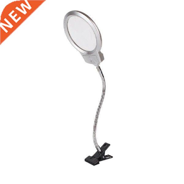 Clip On Desktop Illuminated Magnifier Magnifying Glass