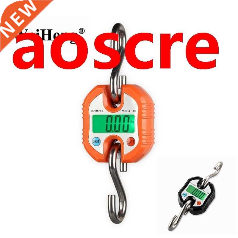 150kg Digital Crane Scale 150KG 50g Portable Stainless Steel