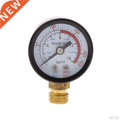 0-220 PSI 42mm/1.65 Dial Diameter Dual Scale Economical 1/4