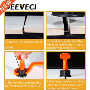 100Pcs Flat Ceramic Floor Wall Construction Tools Reusable T