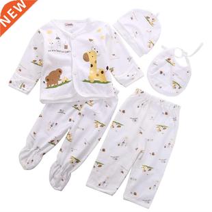 0-3M Newborn Baby Unisex Clothes Underwear Animal Print Shir