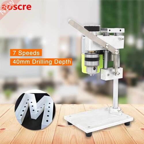 Mini Bench Drill  Wood Metal Electric Tools Miniature Pre