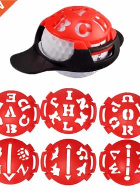 6pcs/set Golf Ball Lner Marker Mult-Template Drawng Algn