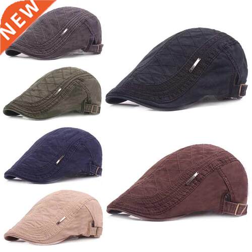 Fashion Adjustable Beret Caps Outdoor Breathable Bone Brim H