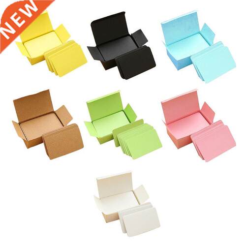 100 Pieces Black Cards White Blank Card Christmas Valentine&