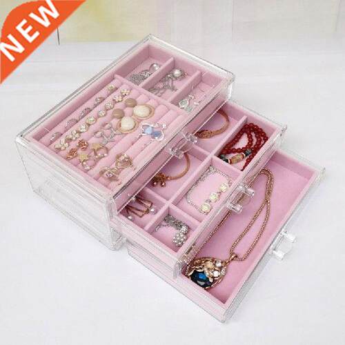 Cosmetics Storage Box Jewelry Necklace Organizer Box