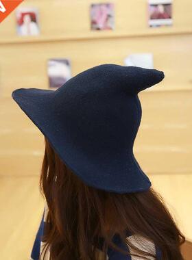 Halloween witch hat Men's and Women's wo Knit Hat Fashion