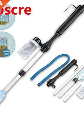qurium Grvel Bttery Fish Tnk Vcuum Siphon Clener Pump