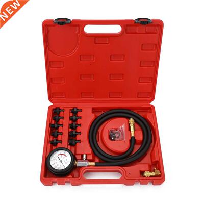 12pcs Engine Oil Pressure Test Kit Tester Car Garage Tool Lo