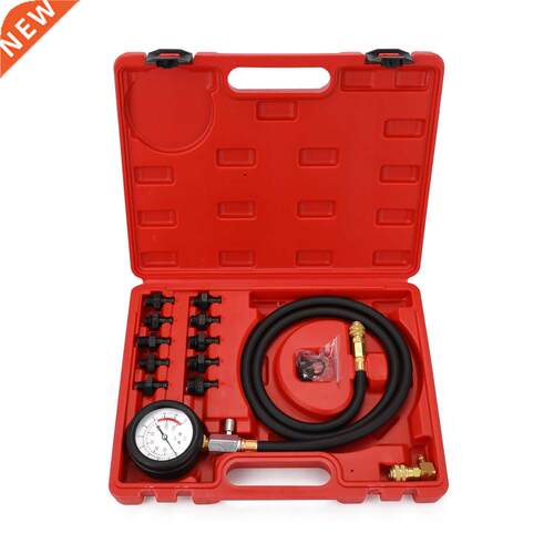 12pcs Engine Oil Pressure Test Kit Tester Car Garage Tool Lo