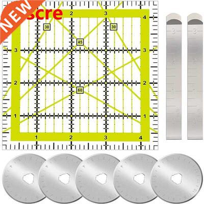 4.5in x 4.5in Acrylic Quilting Ruler Square Ruler for Doub
