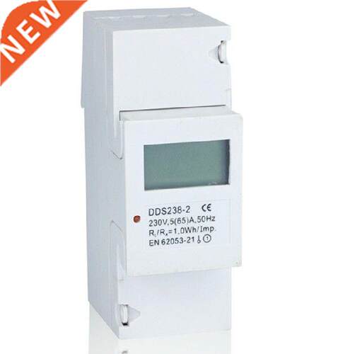 DDS238-2 5(65)A 230V 50HZ Single phase Din rail KWH Watt